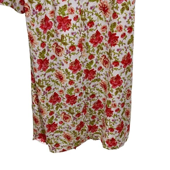 SOMETHING NAVY Maxi Cover-Up Wrap in Red Poppy Gina Floral Size M - Picture 10 of 13